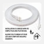 Light Solutions 9.8 ft Extension Cable Compatible with Hue Lightstrip V4 Lighting - Image 7