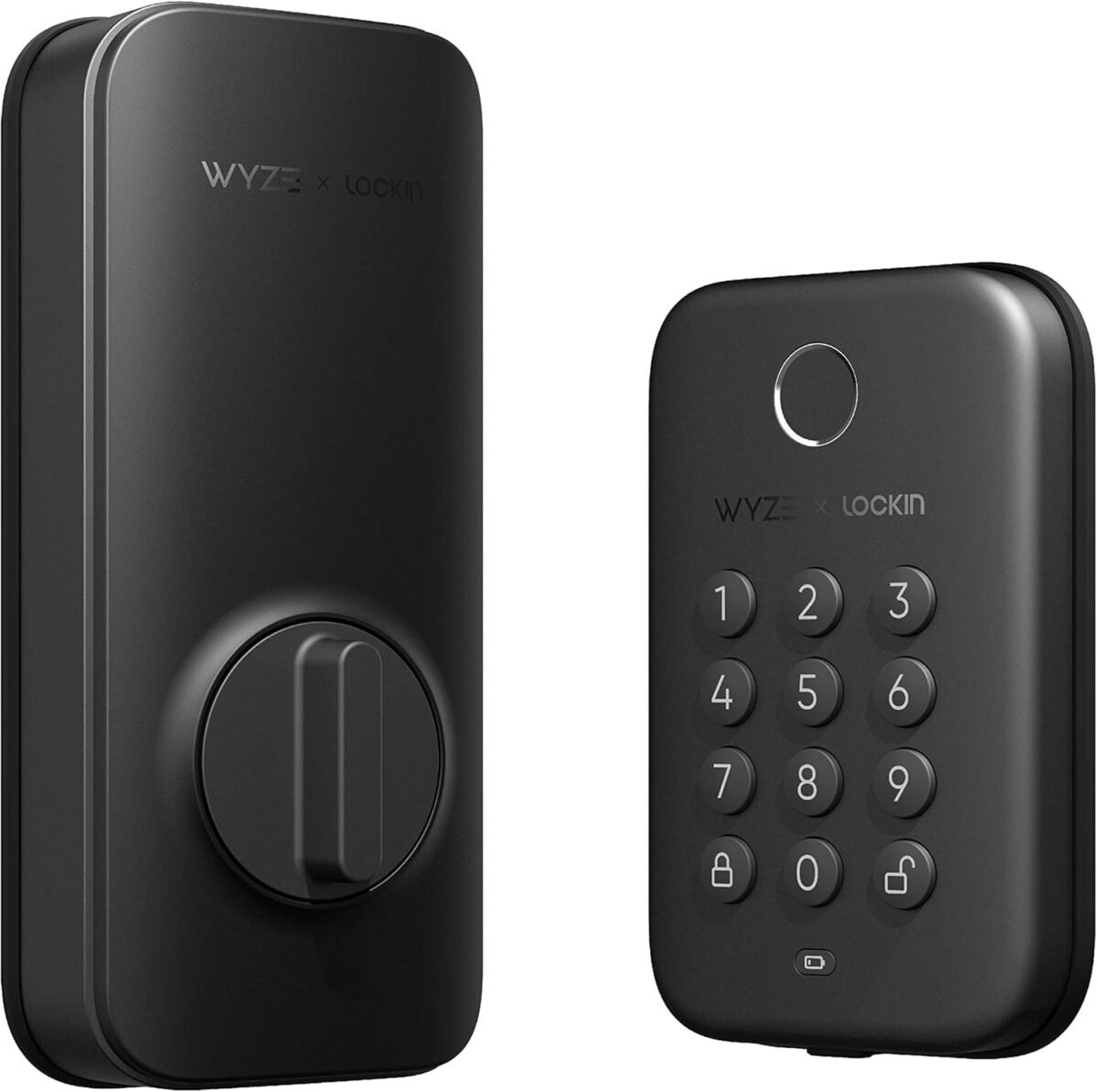 Fingerprint Keyless Entry Door Smart Bluetooth Deadbolt Replacement, Backlit Keypad, IPX5 Weatherproof - Image 1