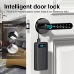 Fingerprint Door Lock- Smart Door knob,biometric Door Lock with passcode keypad keyless Entry Door Handle - Image 4