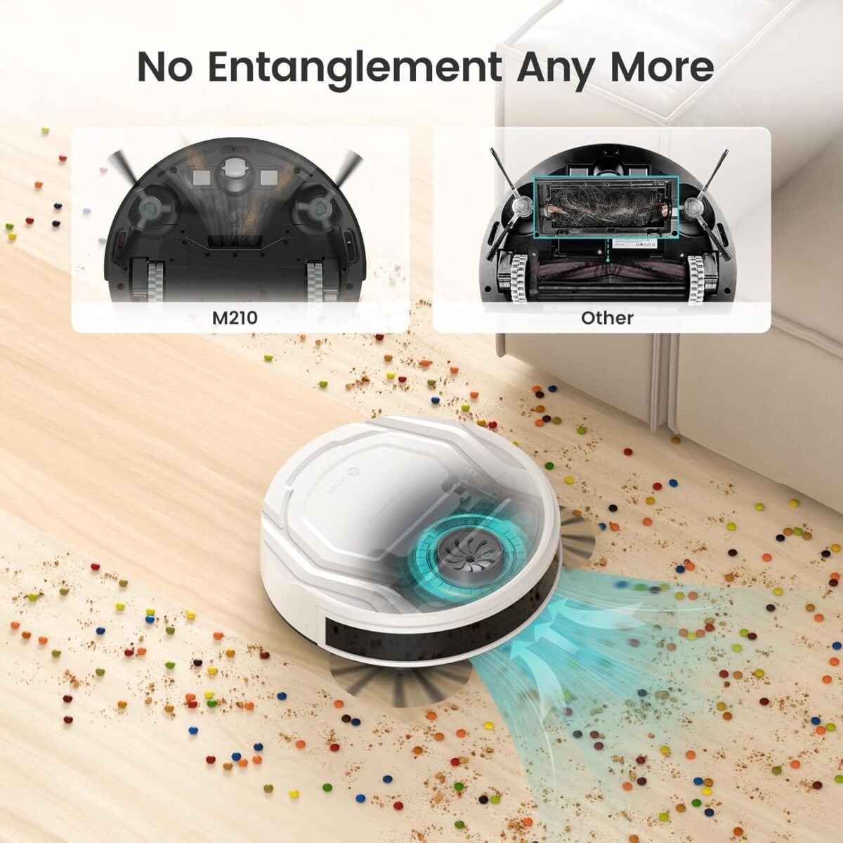 Vacuum Cleaner, Strong Suction, 120 Mins Runtime, Slim, Low Noise, Automatic Self-Charging - Image 5