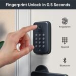 Fingerprint Keyless Entry Door Smart Bluetooth Deadbolt Replacement, Backlit Keypad, IPX5 Weatherproof - Image 4