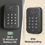 Fingerprint Keyless Entry Door Smart Bluetooth Deadbolt Replacement, Backlit Keypad, IPX5 Weatherproof - Image 5
