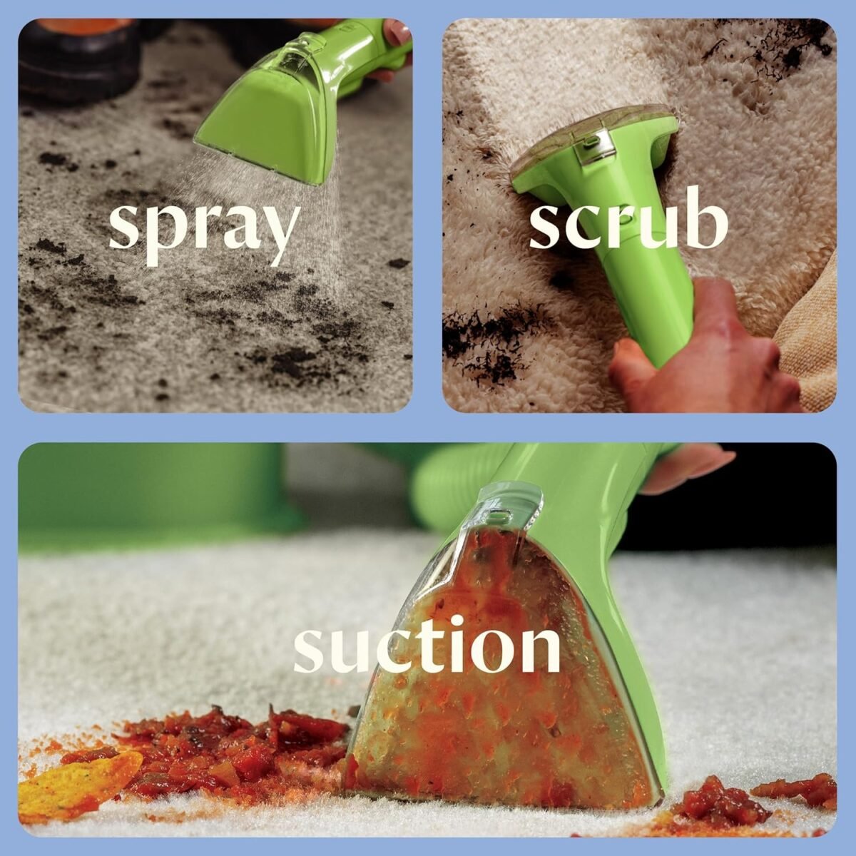 Mini Portable Carpet and Upholstery Deep Cleaner, Car/Auto Detailer - Image 6