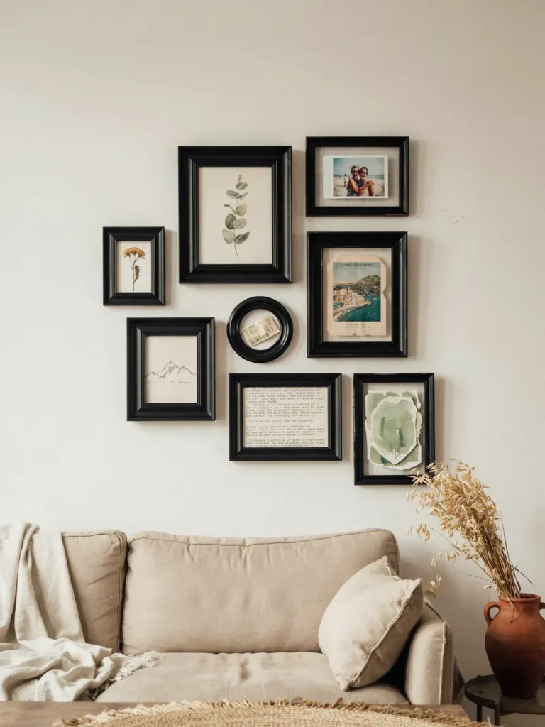 Build a Gallery Wall for Under $30 Using Thrifted Frames