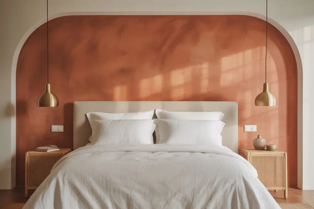 Accent Wall with Wallpaper or Textured Paint