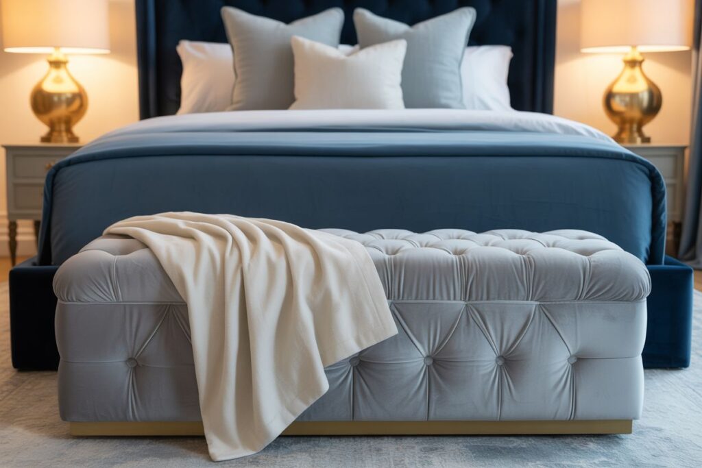 Bedroom Bench at the Foot of the Bed