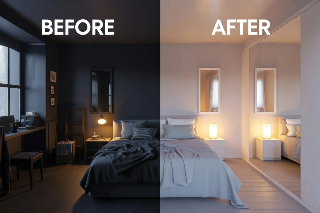 Choose Bedroom Colors Based on Room Size