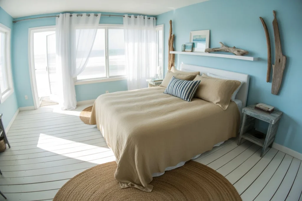 Coastal Blue With Sandy Tones