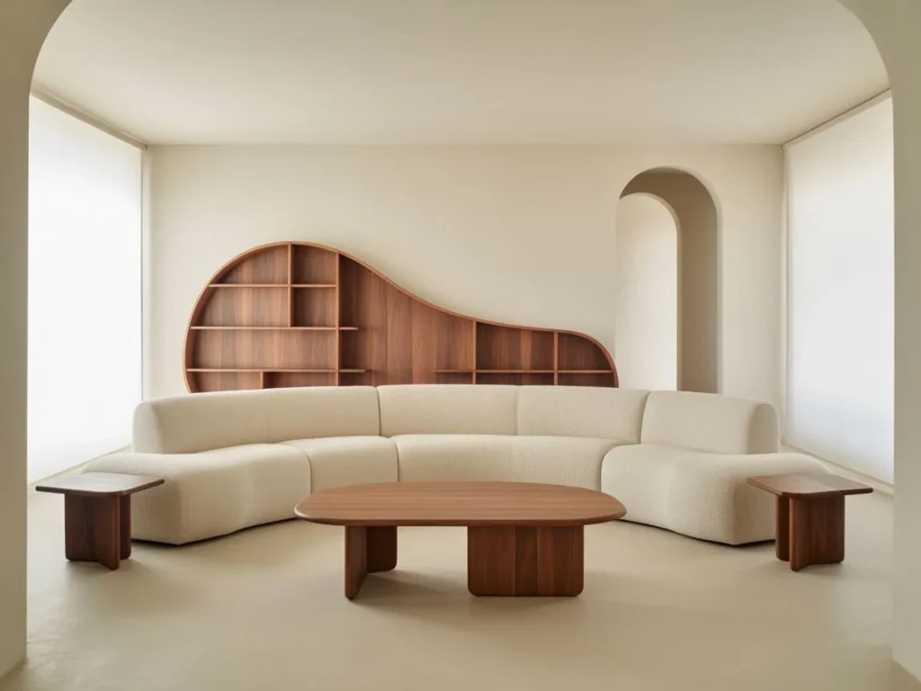 Curved Furniture Over Sharp Angles
