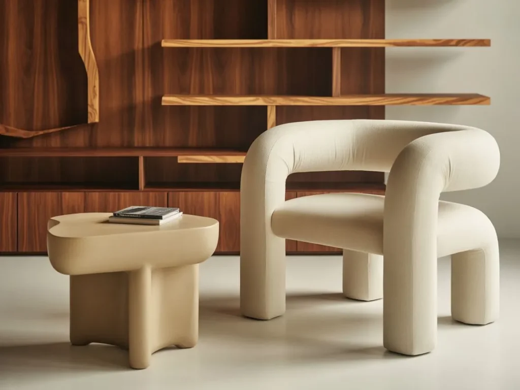 Design with Sculptural, Statement Furniture Pieces