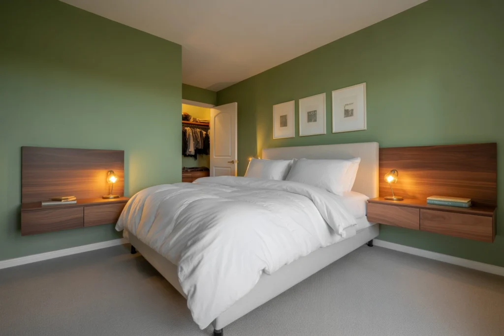 Floating Nightstands and Wall-Mounted Shelves