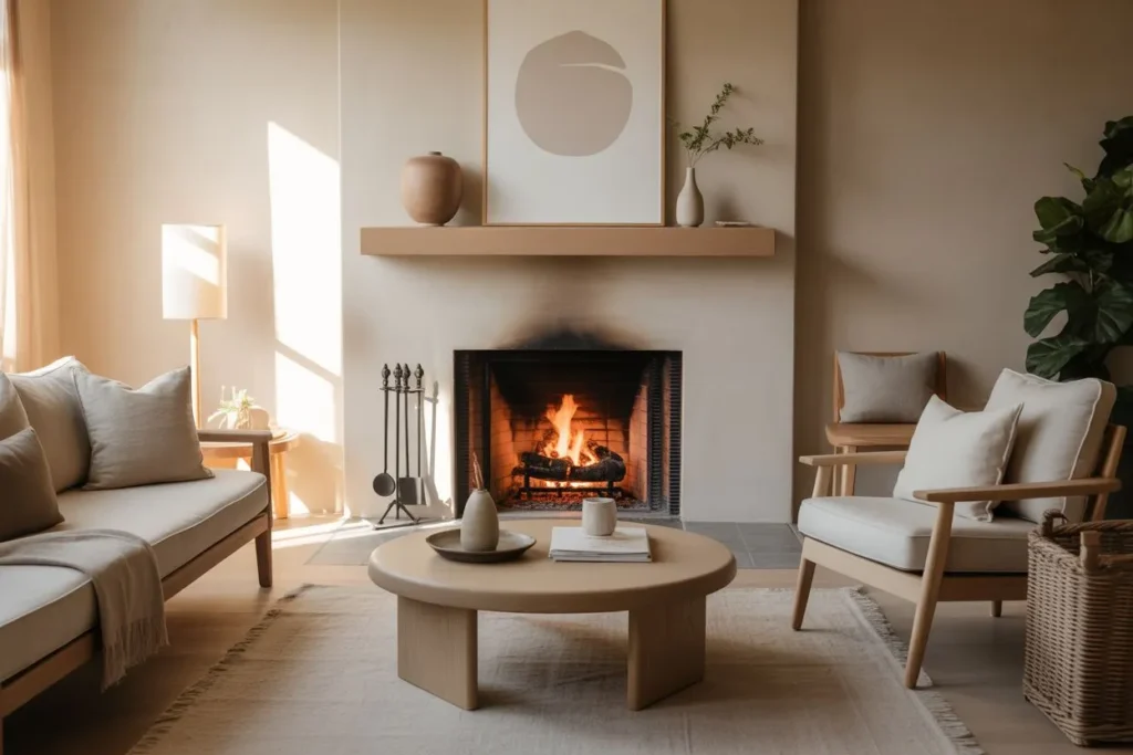 Focal Heating Element for Warmth and Gathering