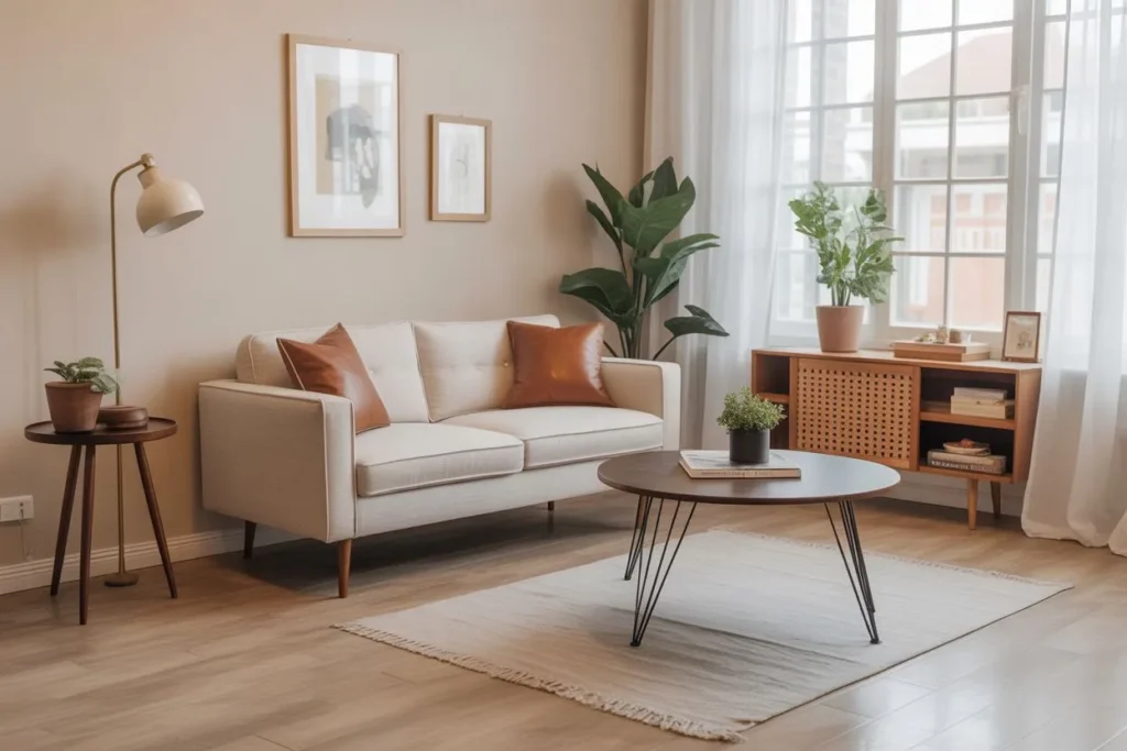 Furniture with Legs to Create Visual Space