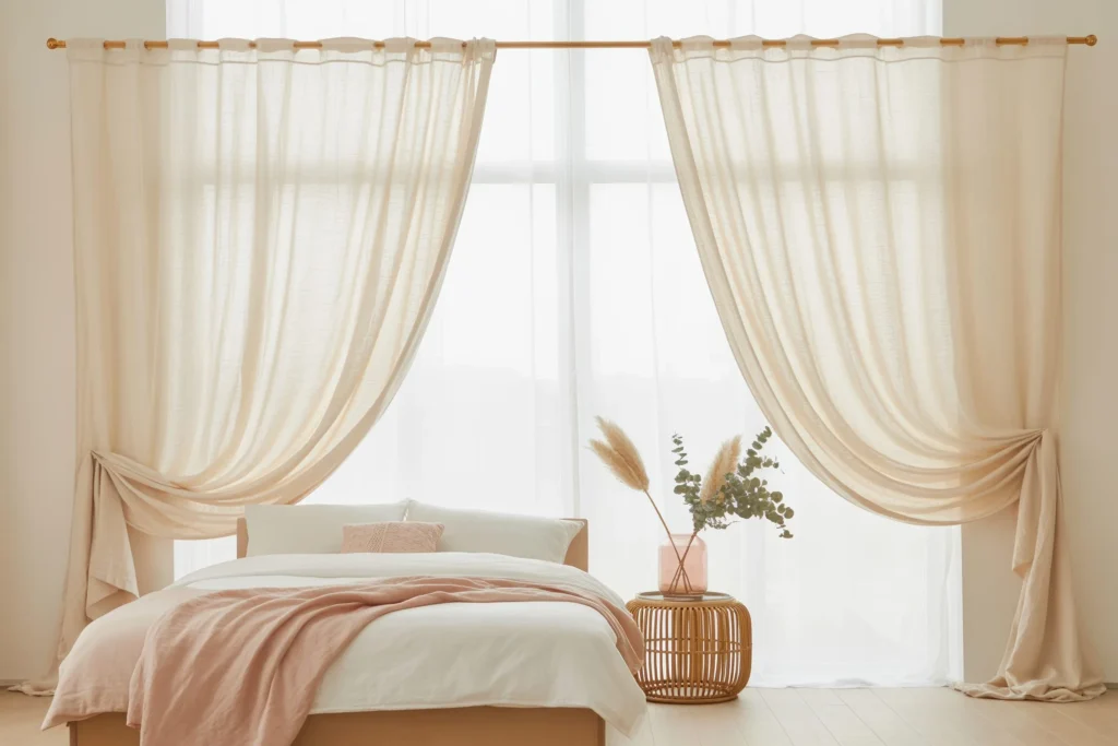 Hang Curtains High and Wide for Drama