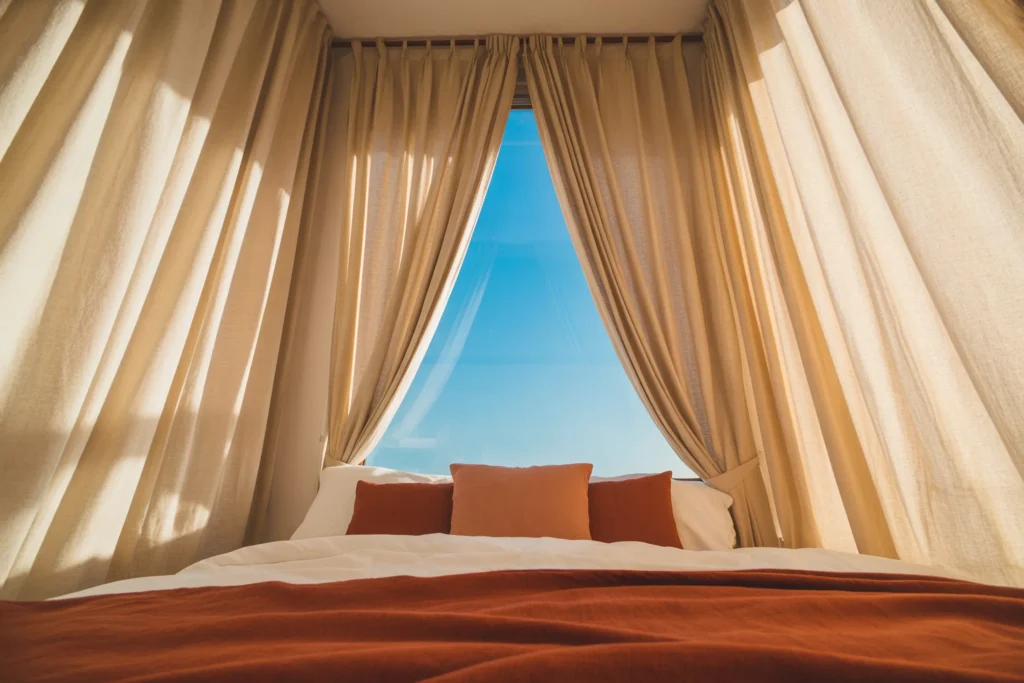 Hang Curtains High and Wide