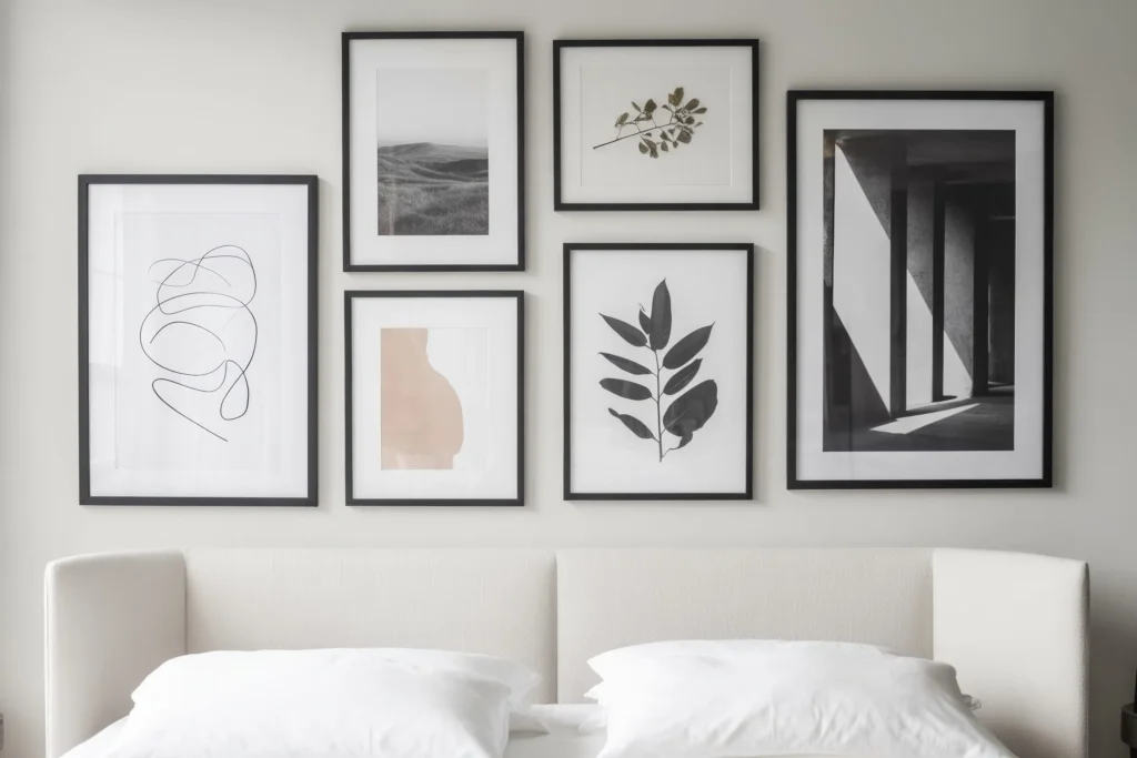 Hang Wall Art in Clusters