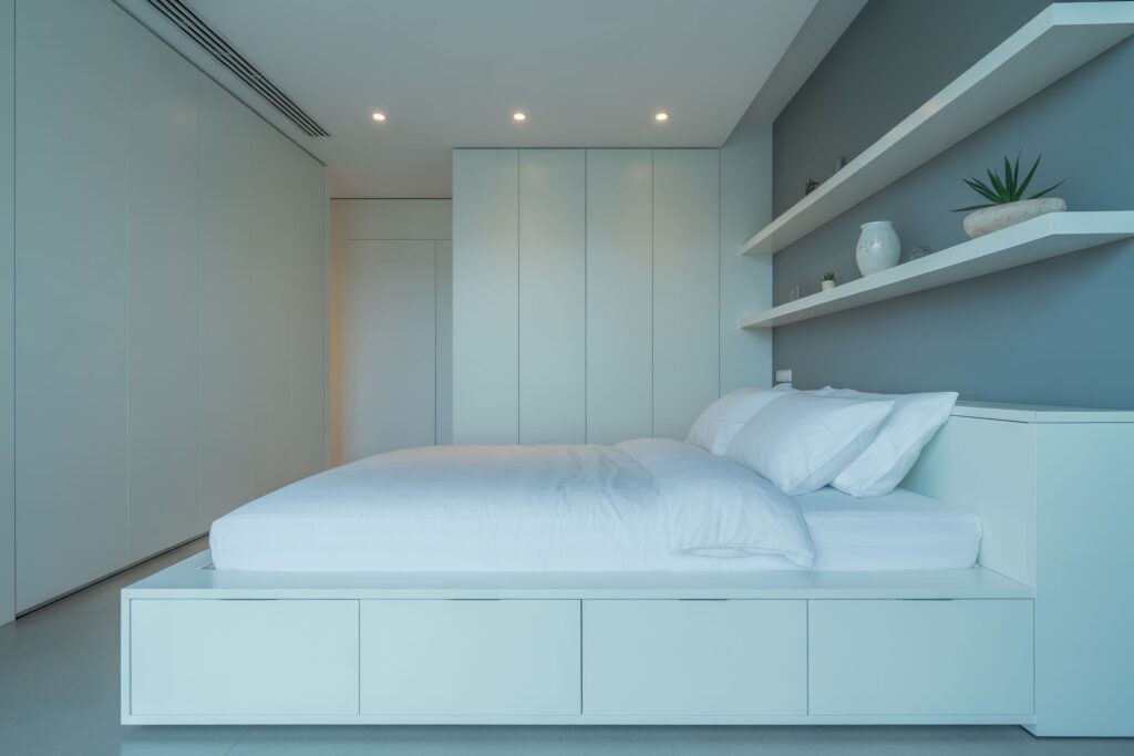 Hidden Storage to Keep Surfaces Clear