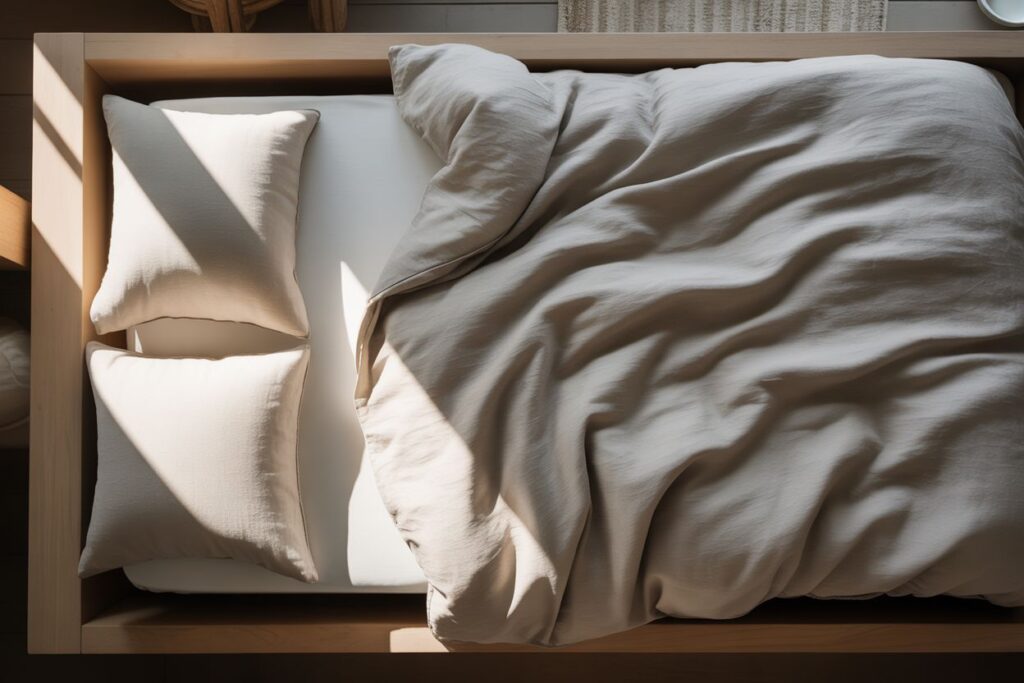 Minimalist bedding