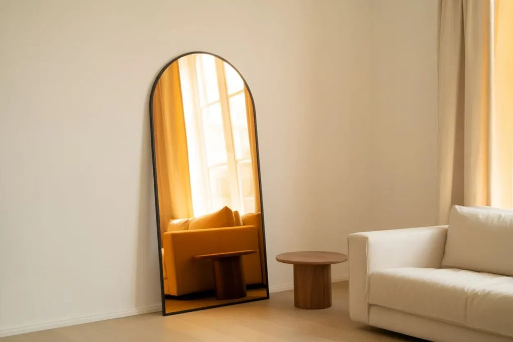 Mirrors to Double the Light and Space