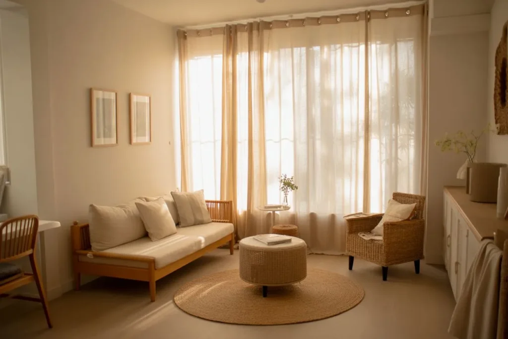 Natural Light with Sheer Window Treatments