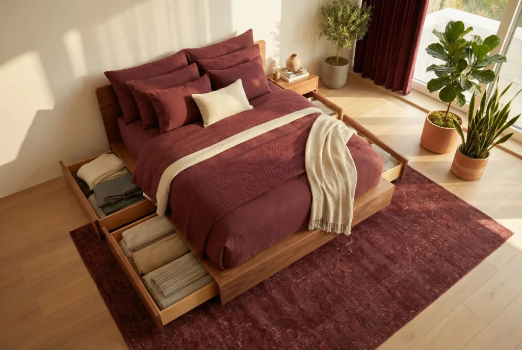 Platform Beds With Built-In Storage