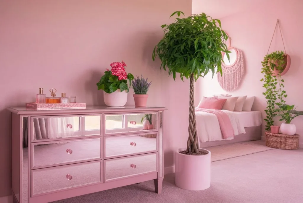 Rose Gold Dresser for Small Bedrooms