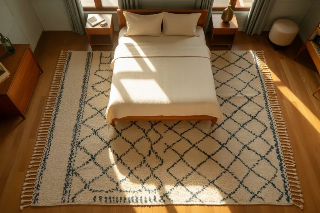 Statement Rug to Anchor the Space