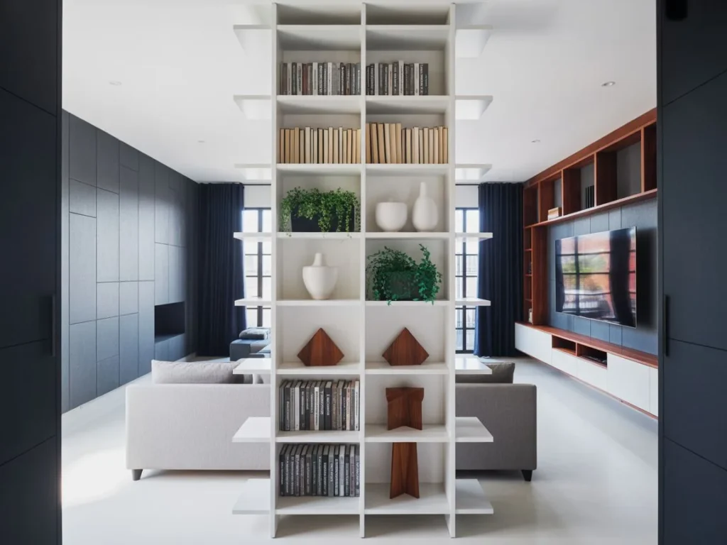 Tall Floor-to-Ceiling Shelving Units