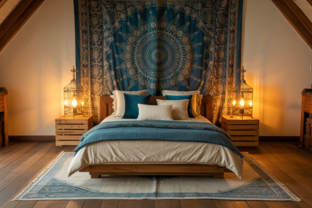 Tapestry as a Headboard