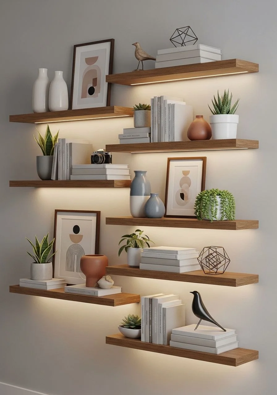 Wall Shelves & Display Styling
