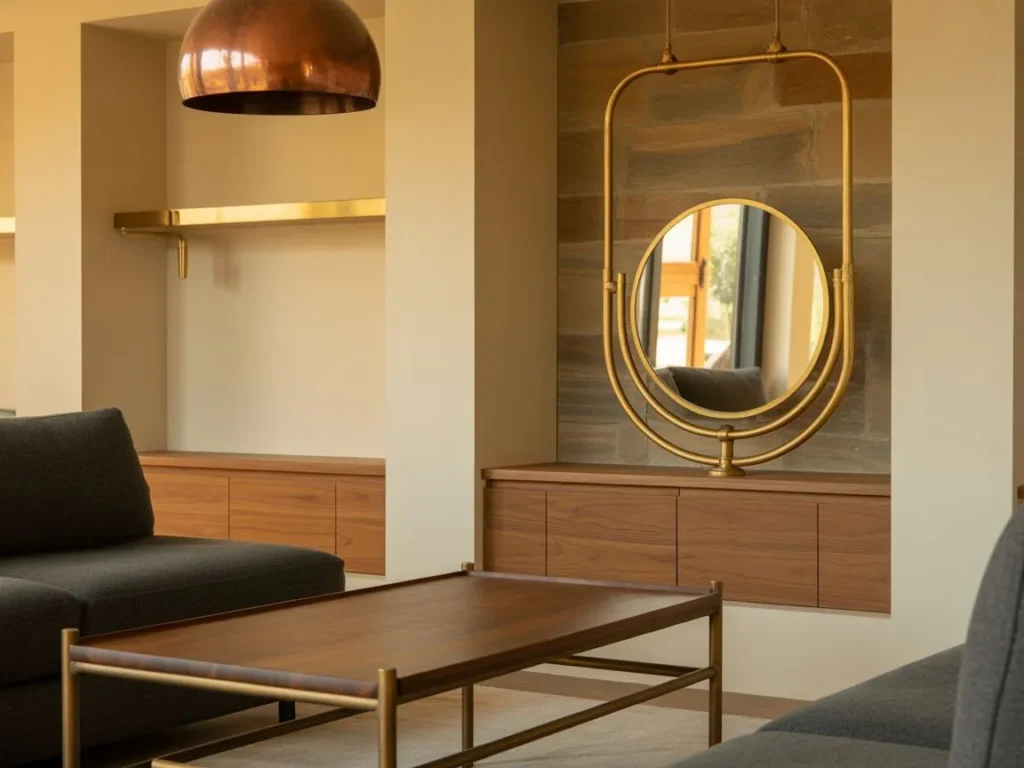 Warm Metals Thoughtfully for Sophistication