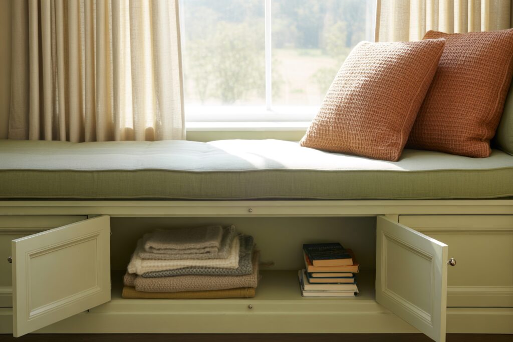 Window Seat Benches With Hidden Storage Inside