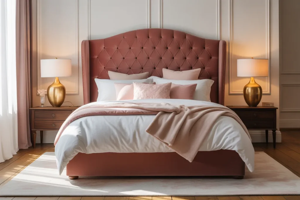 Upholstered Headboard Statement