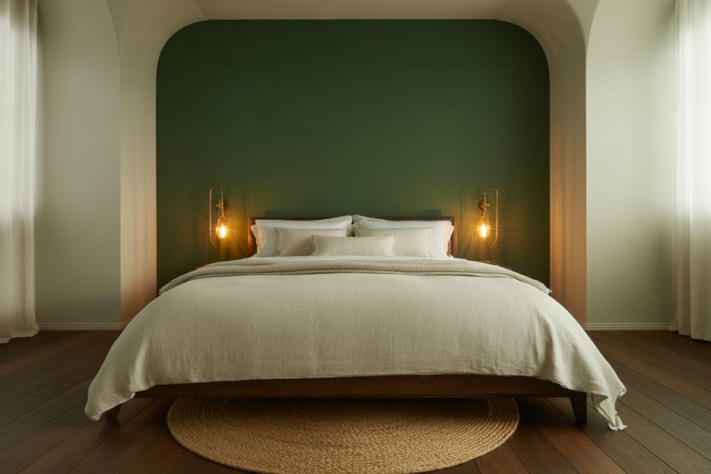 Moody bedroom Dark Color Palette