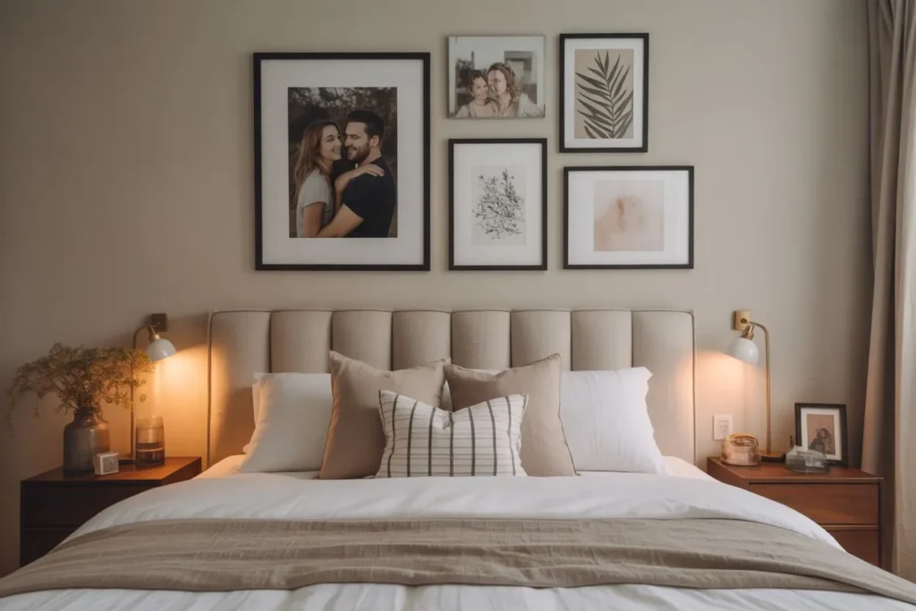 Gallery Wall Above the Bed