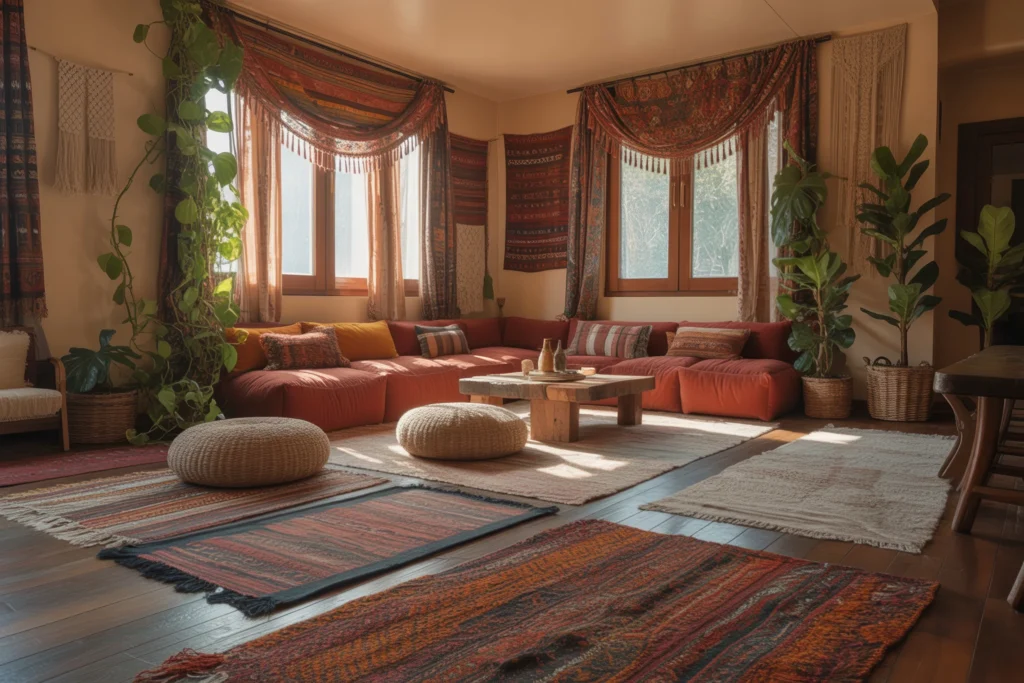 Boho Patterned Curtains