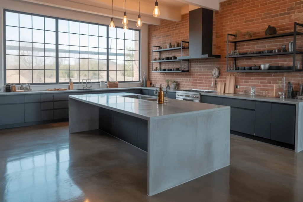 Concrete Countertops for Industrial Style