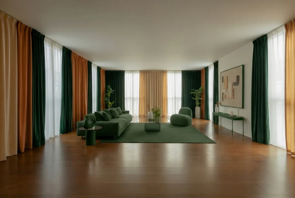 Double Tone Curtains