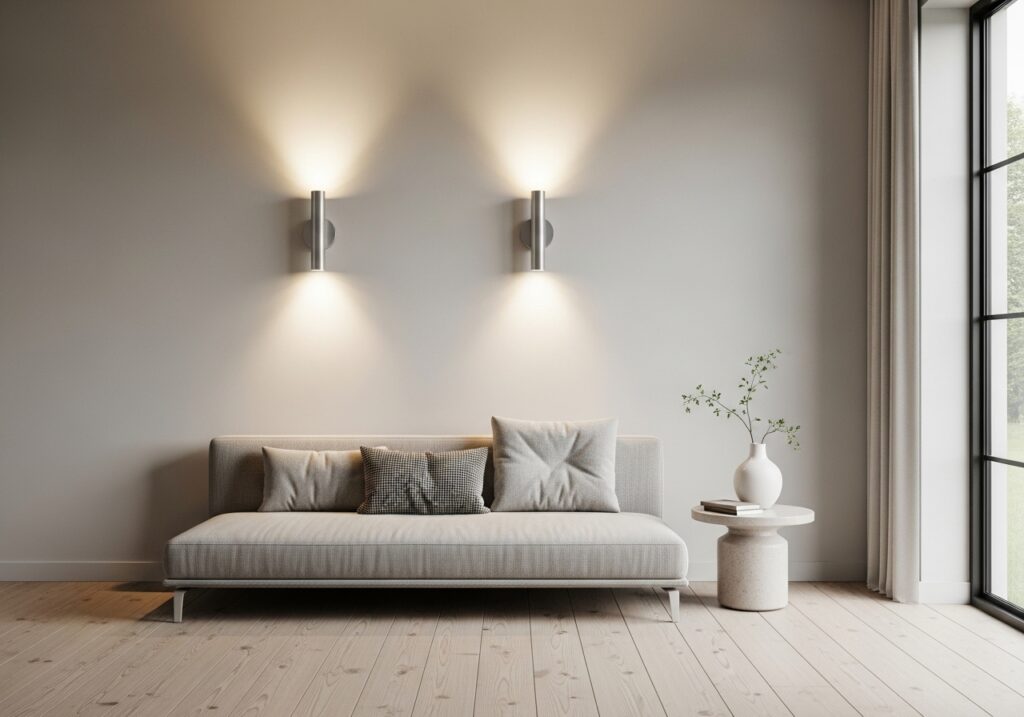 Wall Sconces to Save Floor Space