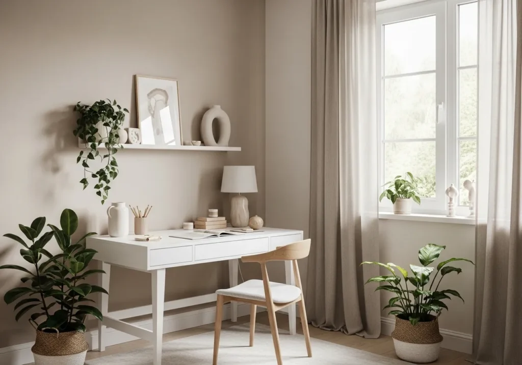 Minimalist Neutral Office