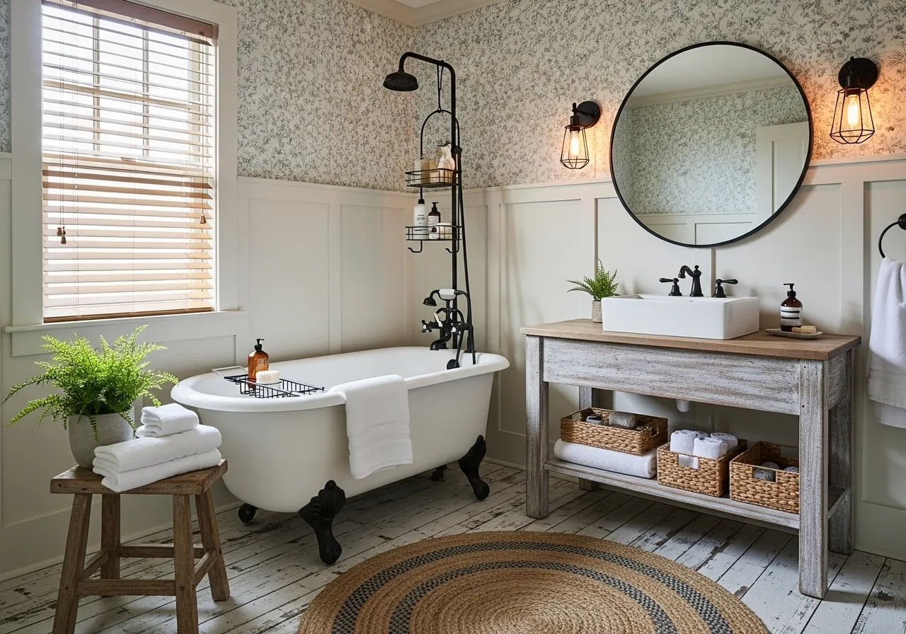 Farmhouse Bathroom Ideas