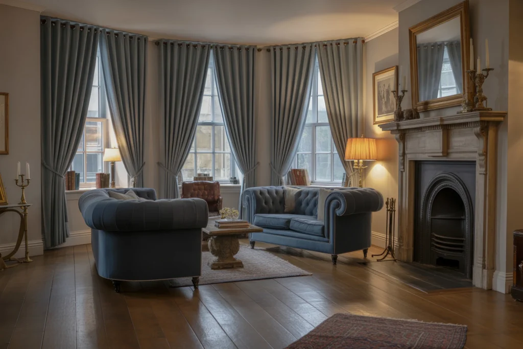 UK Style Neutral Drapes