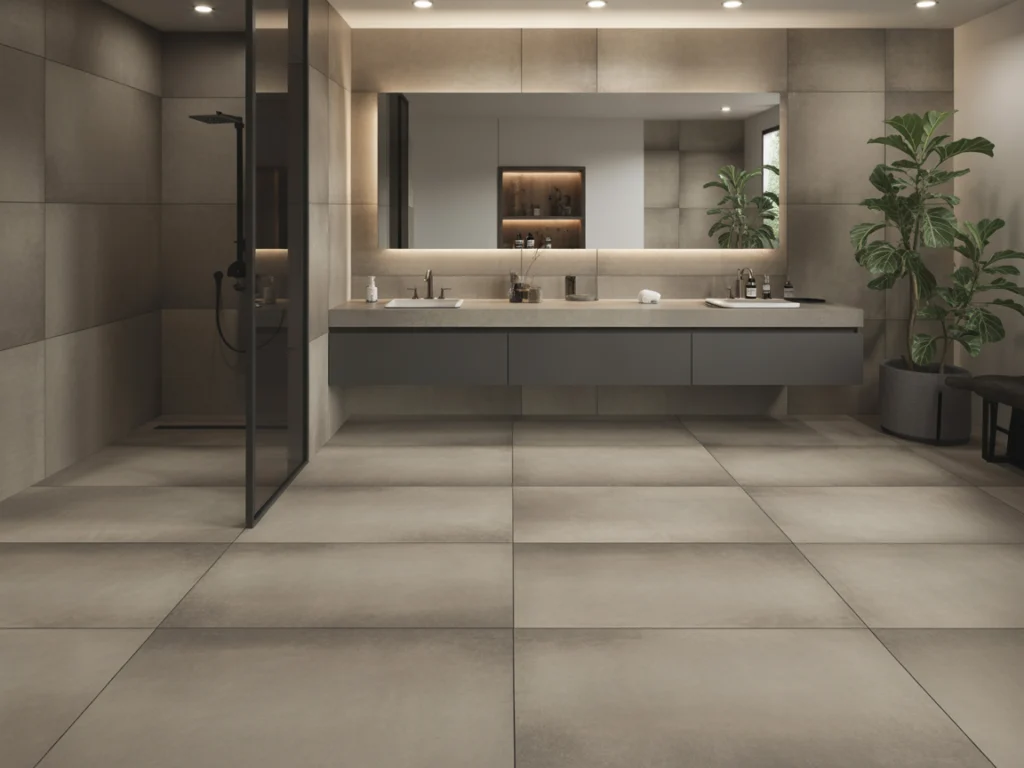 Modern Concrete Look Floor Tile
