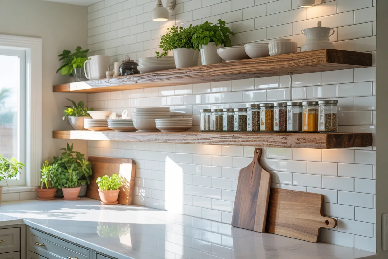 Open Shelf Kitchen Ideas