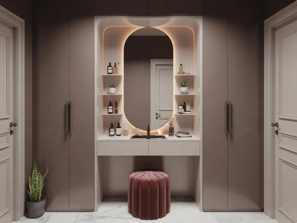 Bedroom Vanity Nook Idea