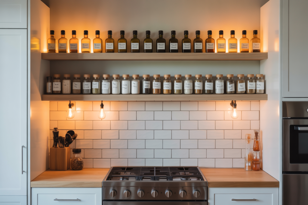 Shelf Above the Stove