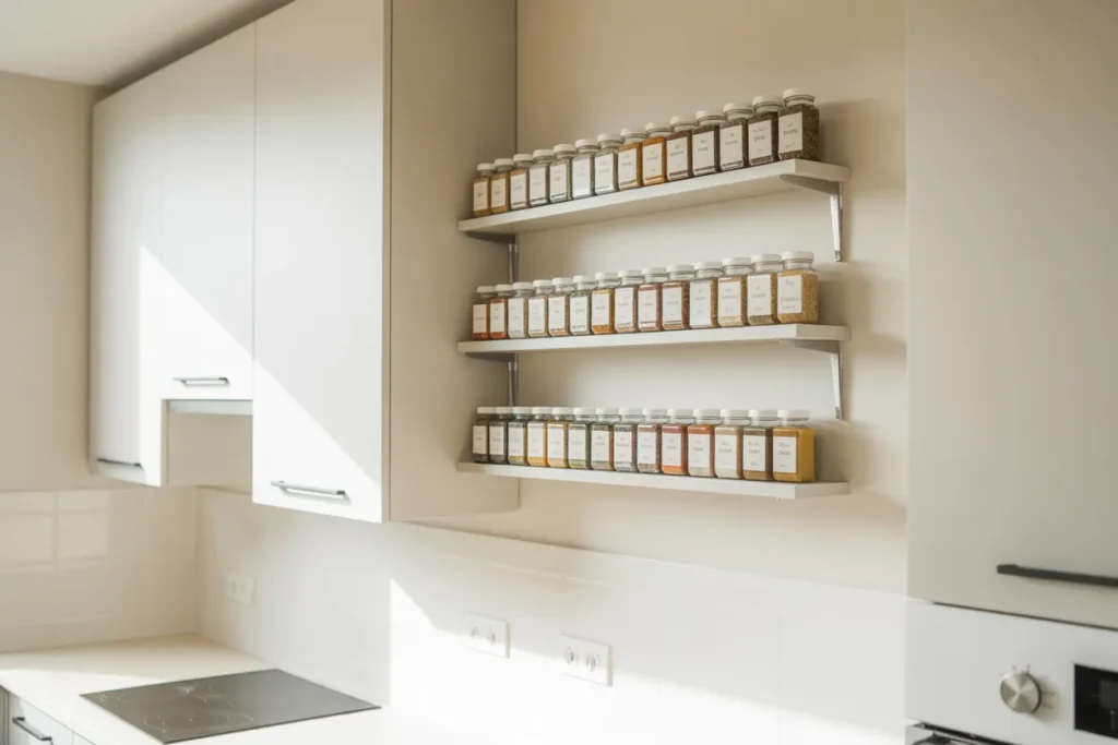 Narrow Shelves for Small Walls