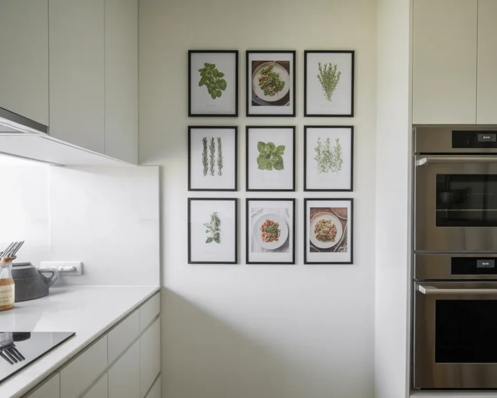 Minimalist Black Frame Wall Grid