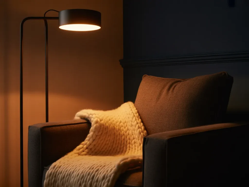 Floor Lamps with Warm Diffused Light
