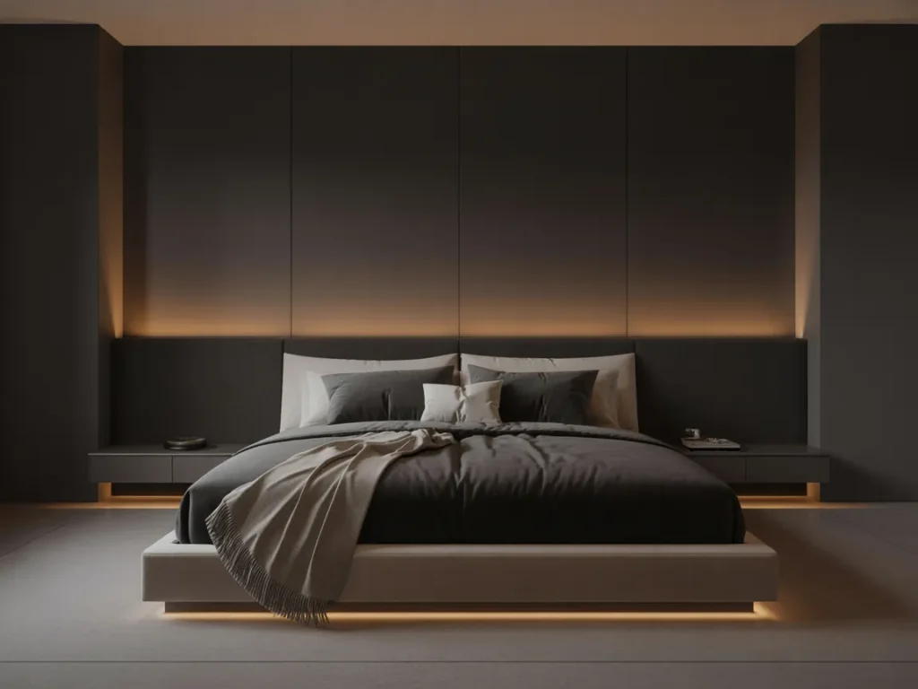 LED Strip Lighting Behind Furniture